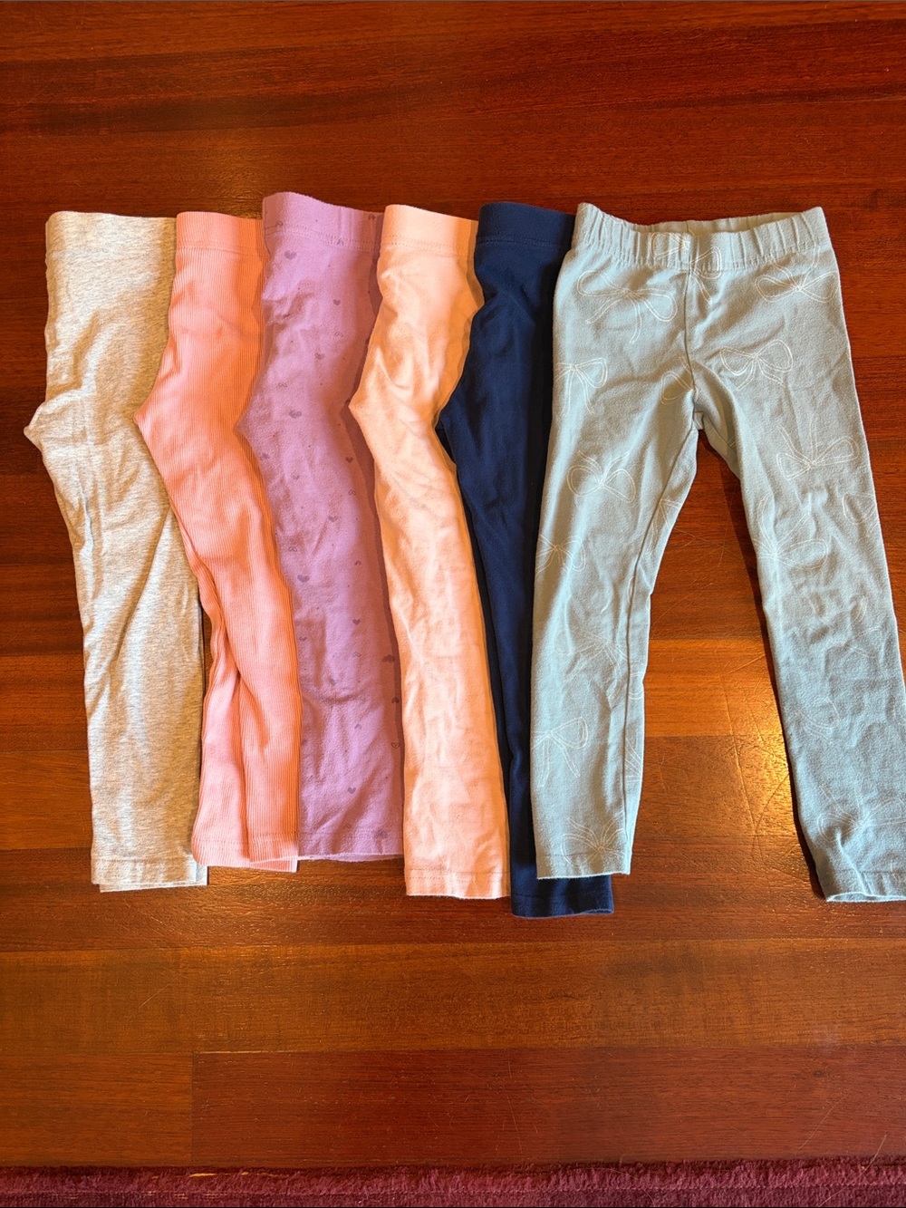 Carters Girls Leggings Bundle - size 5T